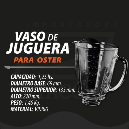 VASO DE JUGUERA PARA OSTER BRLY07