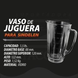 VASO DE JUGUERA PARA SINDELEN