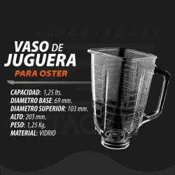 VASO DE JUGUERA PARA OSTER